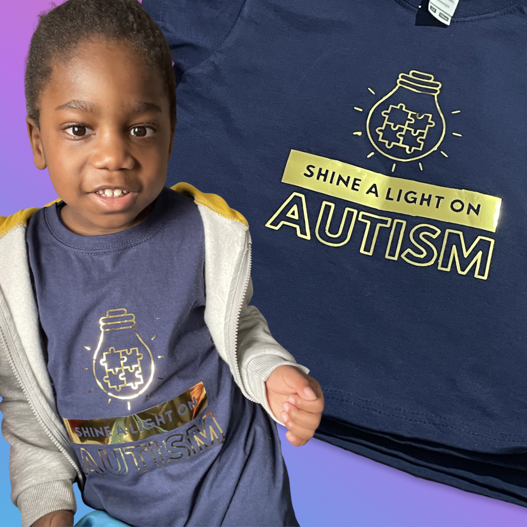 Shine a Light on Autism kids t-shirt