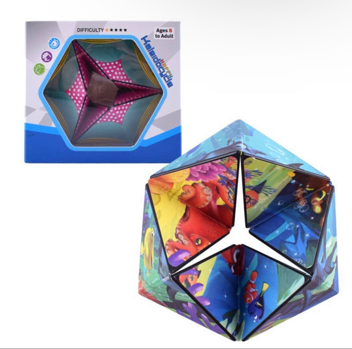 Happy Kaleidocycle Fidget toy