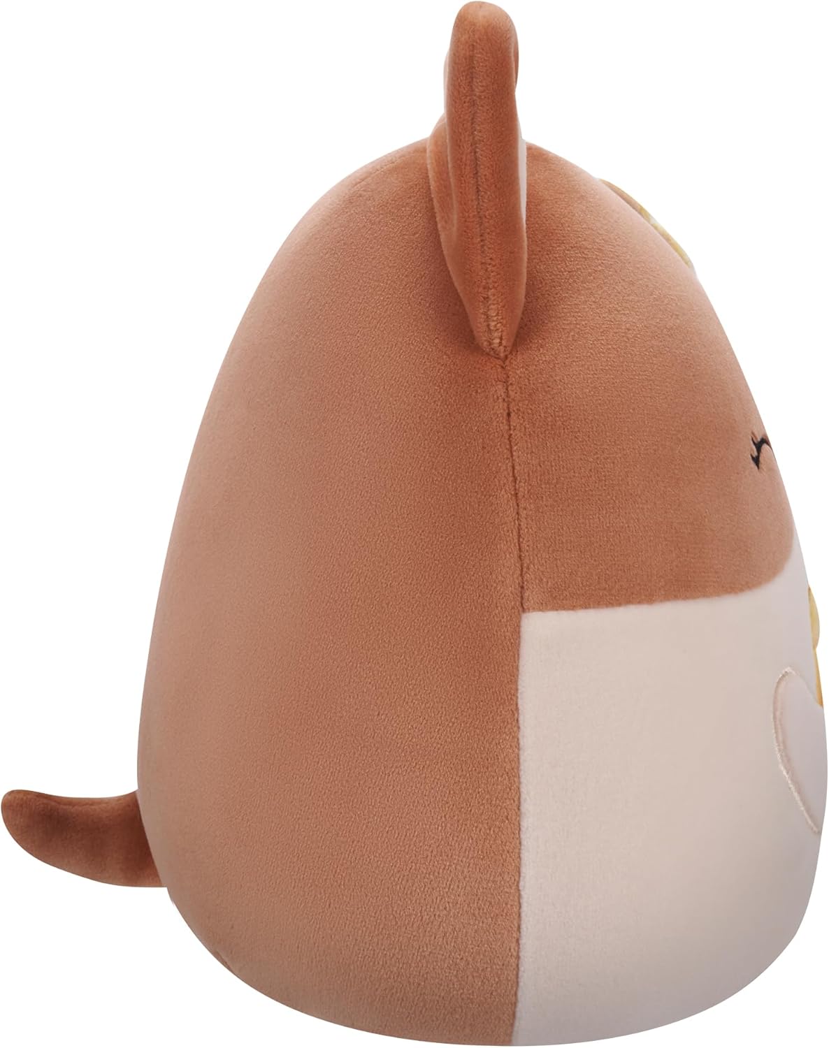 Squishmallows Original 7.5-Inch - Regina the Brown and White Corgi with Pineapple Drink and Flower