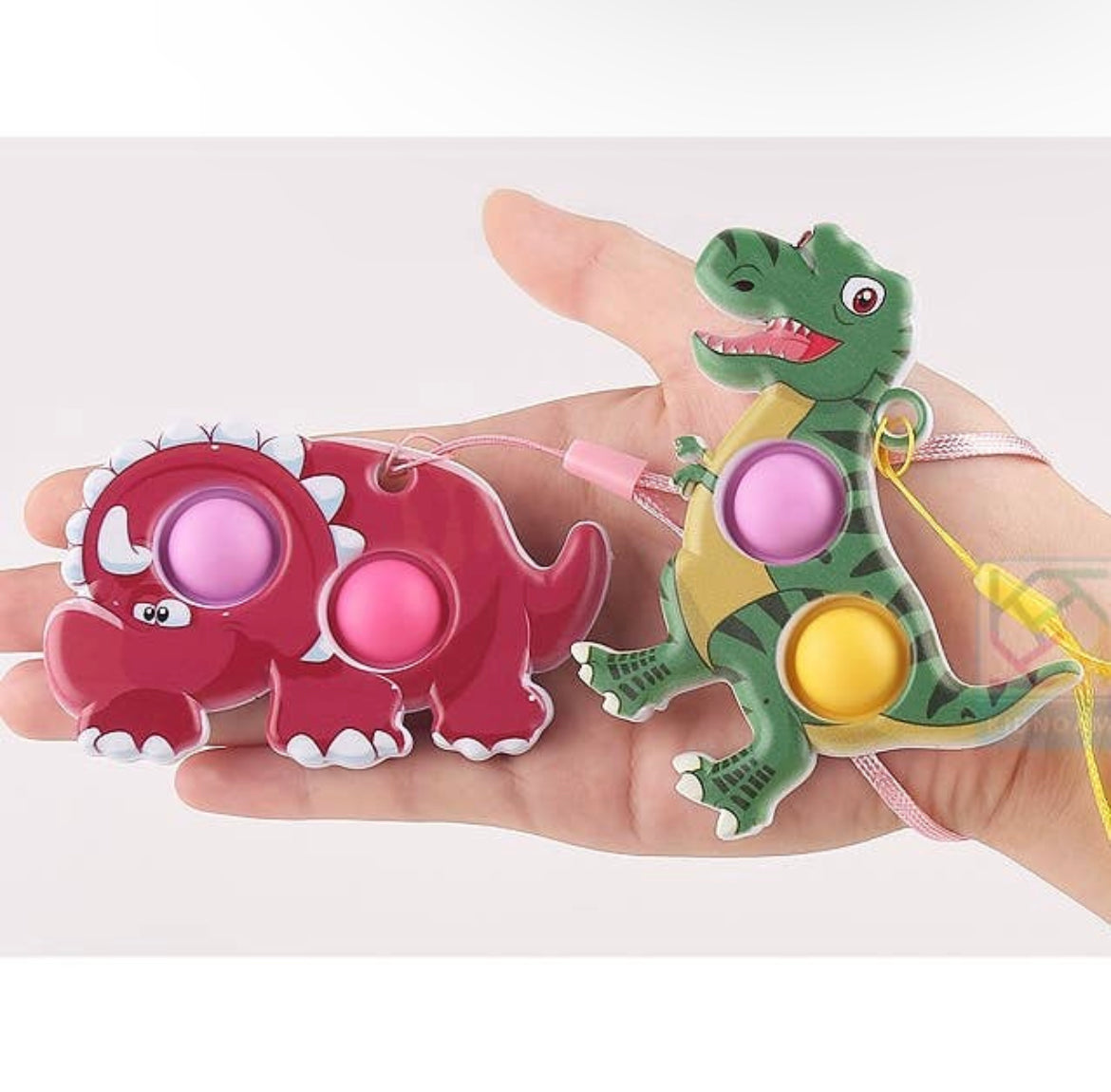 Green Dino Fidget Pop Toy