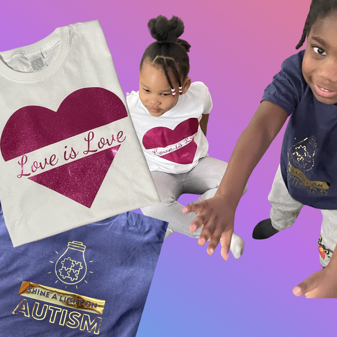 Shine a Light on Autism kids t-shirt