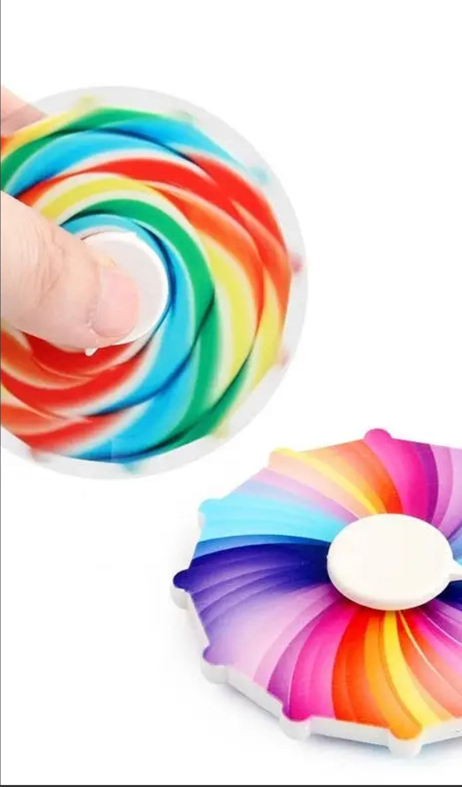 Colours of a Peacock fidget spinner