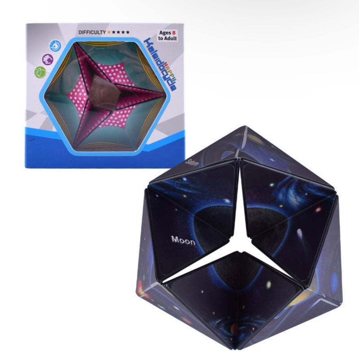 Happy Kaleidocycle Fidget toy