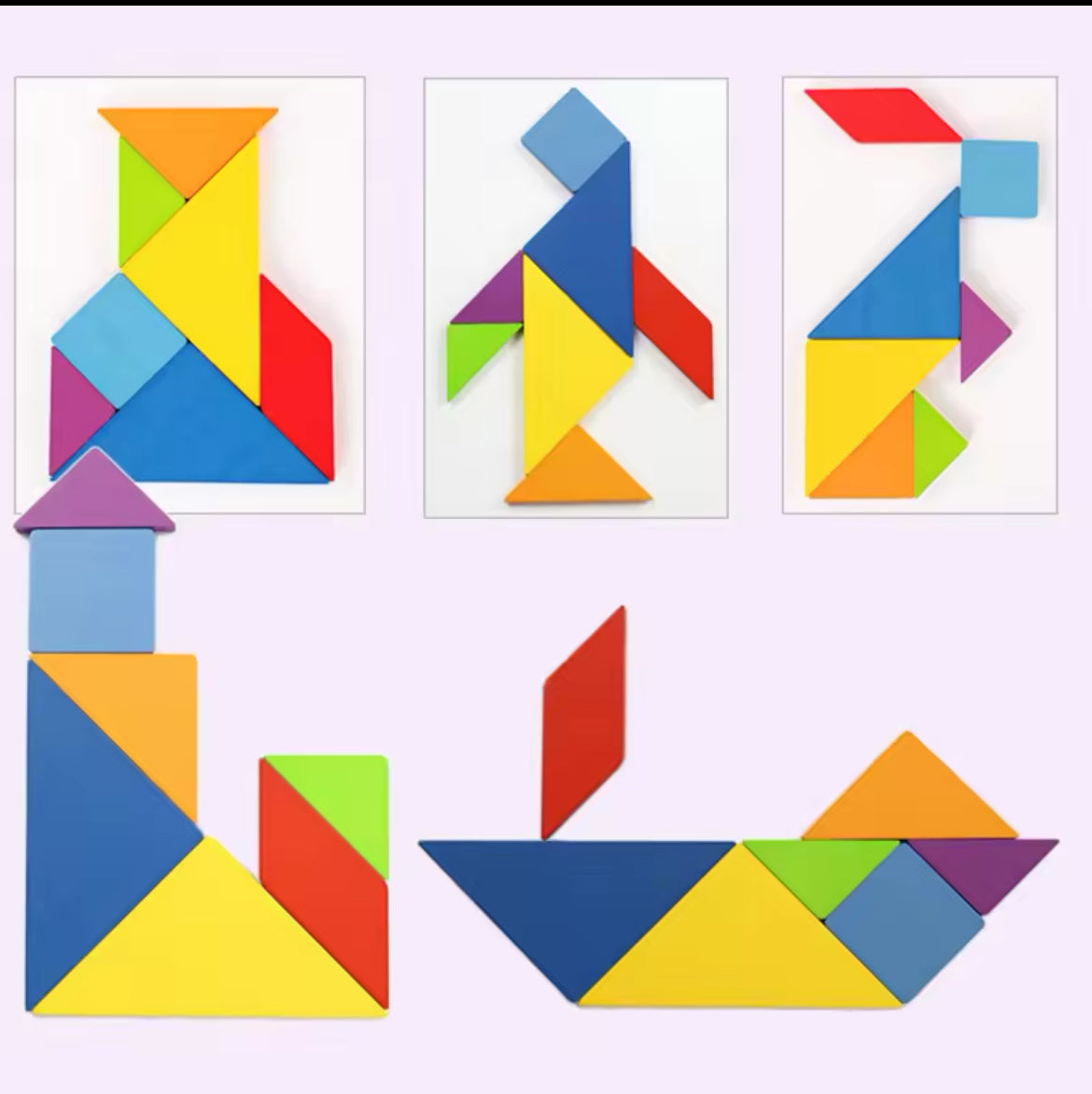 3D Wooden Pattern Animal Jigsaw Puzzle Colorful Tangram Toy Kids Montessori Early Education Sorting Games Toys Children Gift