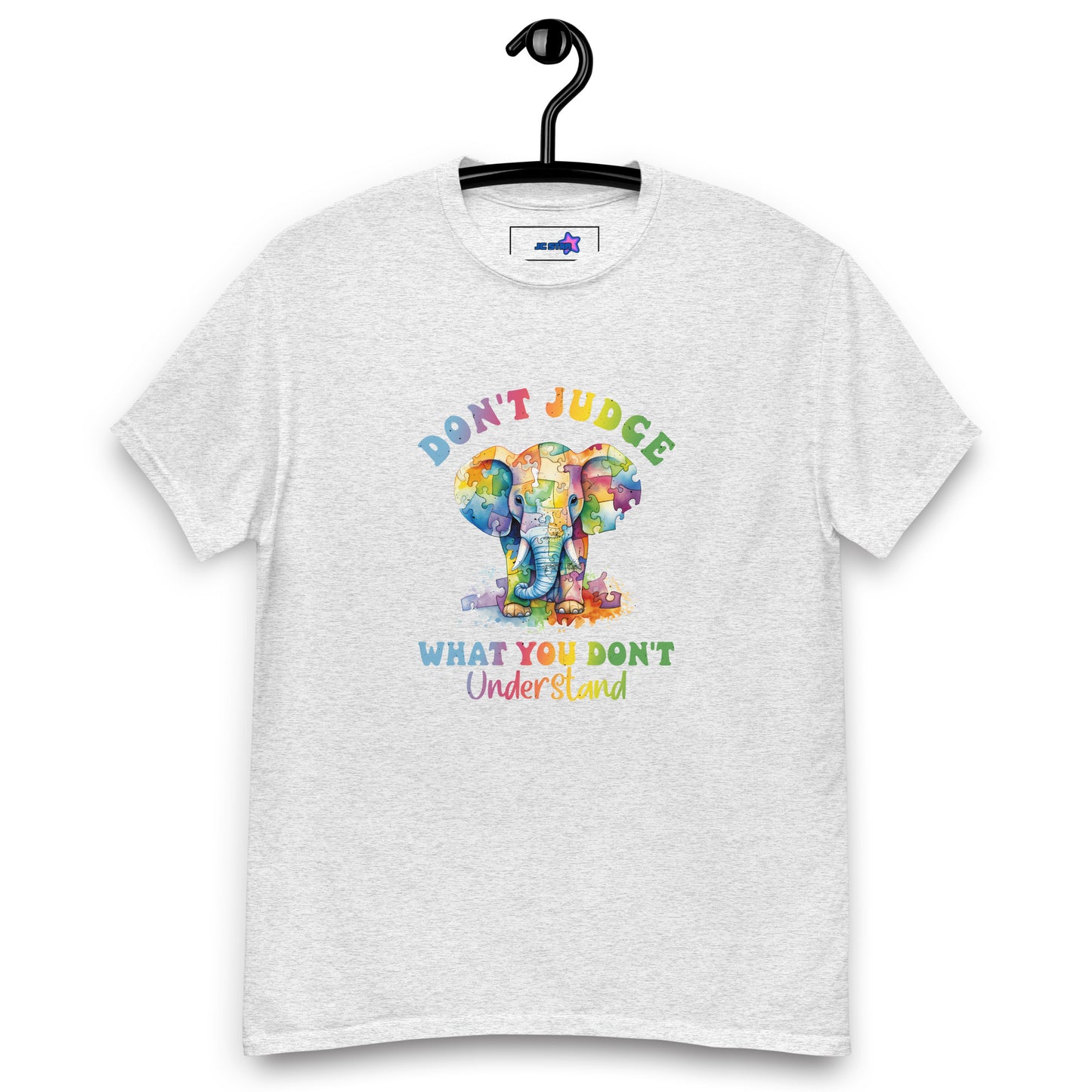 Unisex classic tee Don't Judge what you don't understand elephant