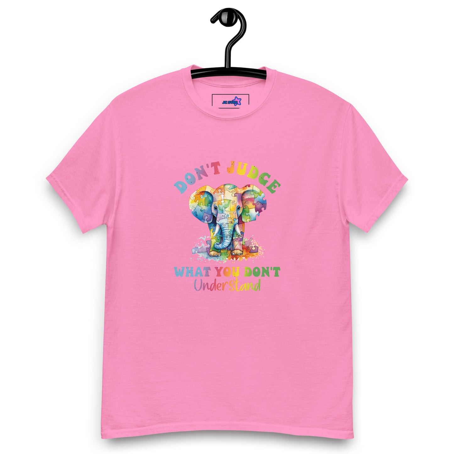 Unisex classic tee Don't Judge what you don't understand elephant
