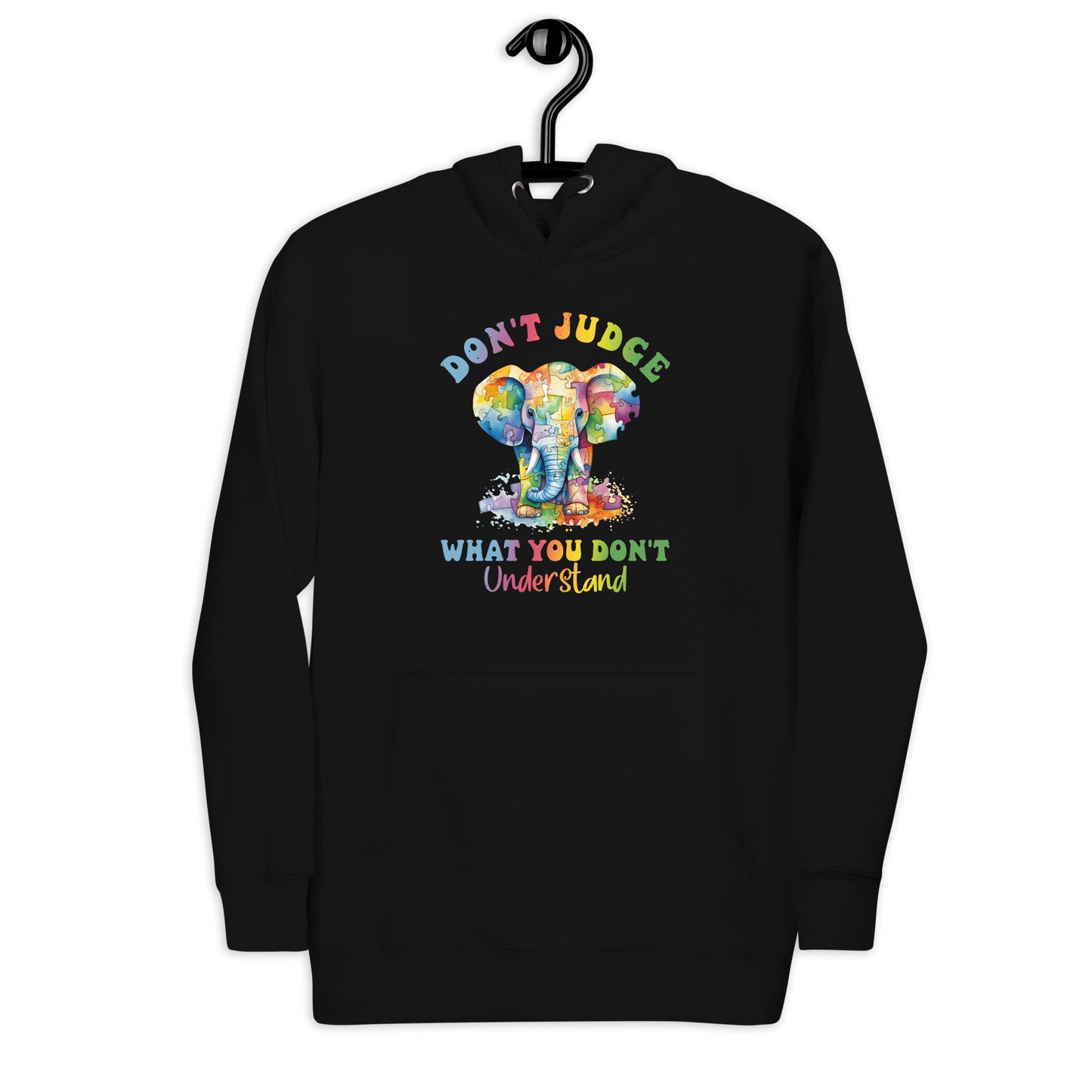 Unisex Hoodie Don't Judge Elephant