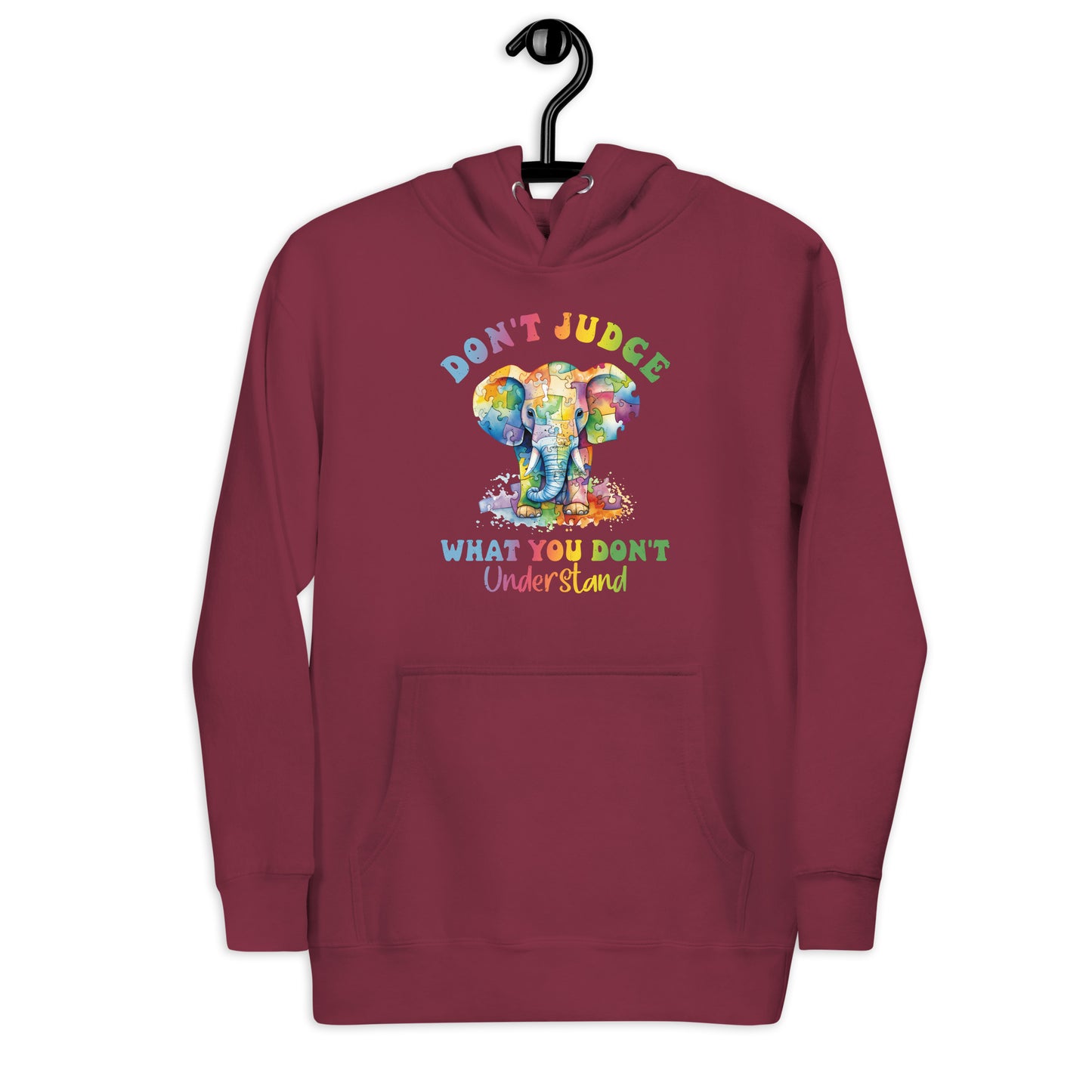 Unisex Hoodie Don't Judge Elephant