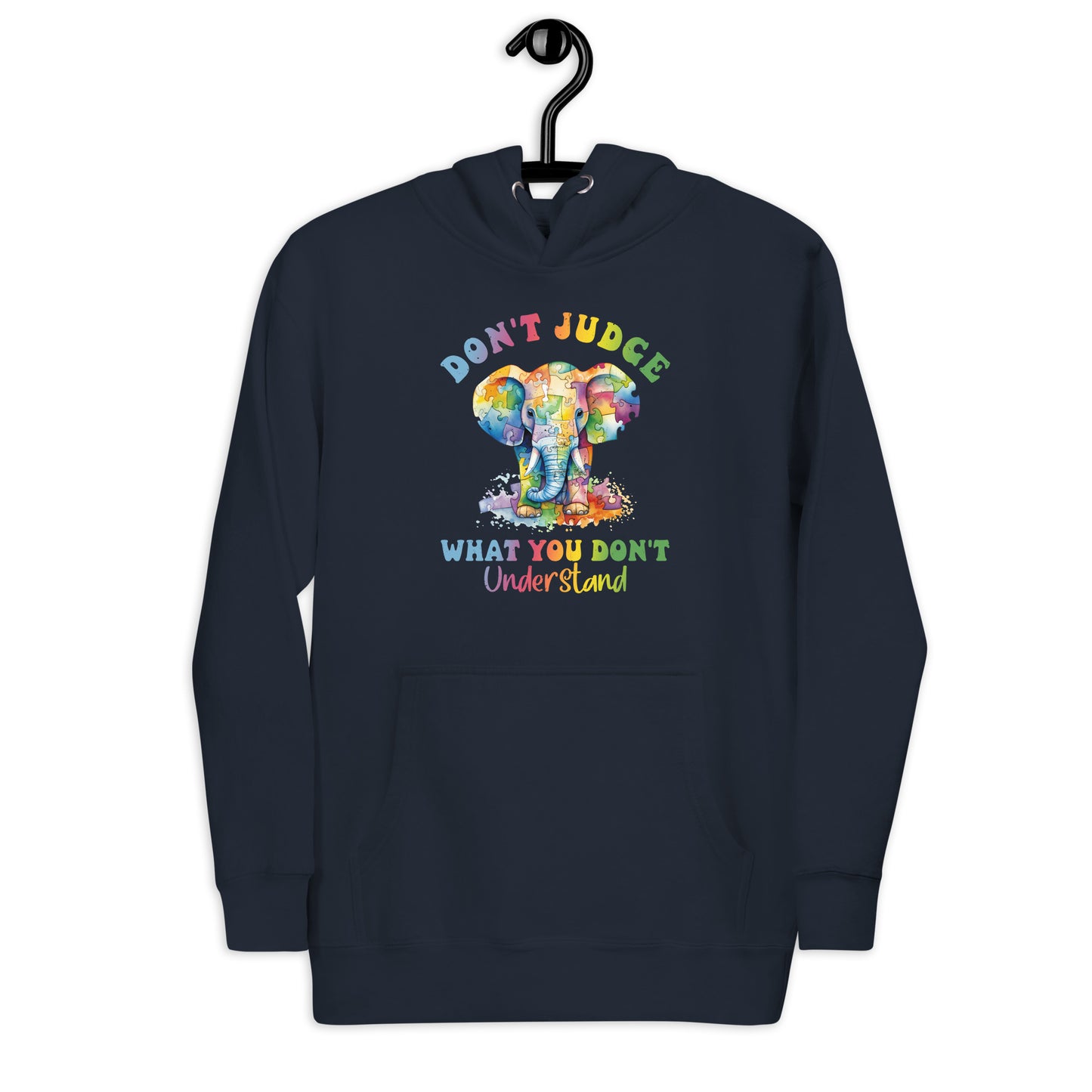 Unisex Hoodie Don't Judge Elephant
