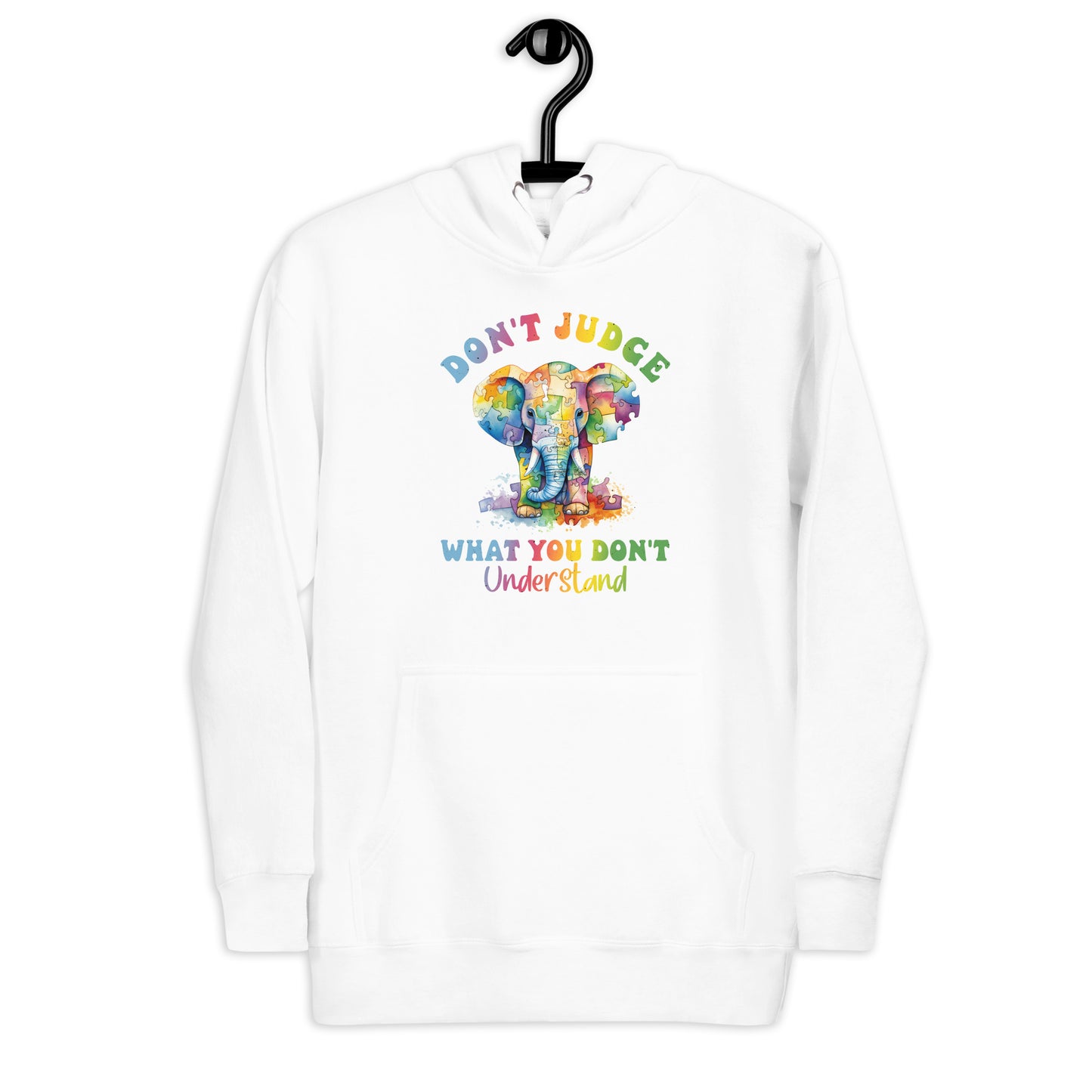 Unisex Hoodie Don't Judge Elephant