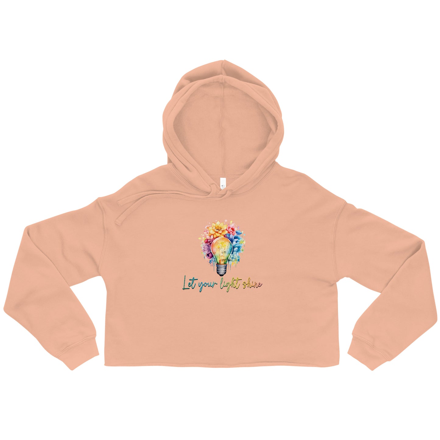 Crop Hoodie Let your Light Shine