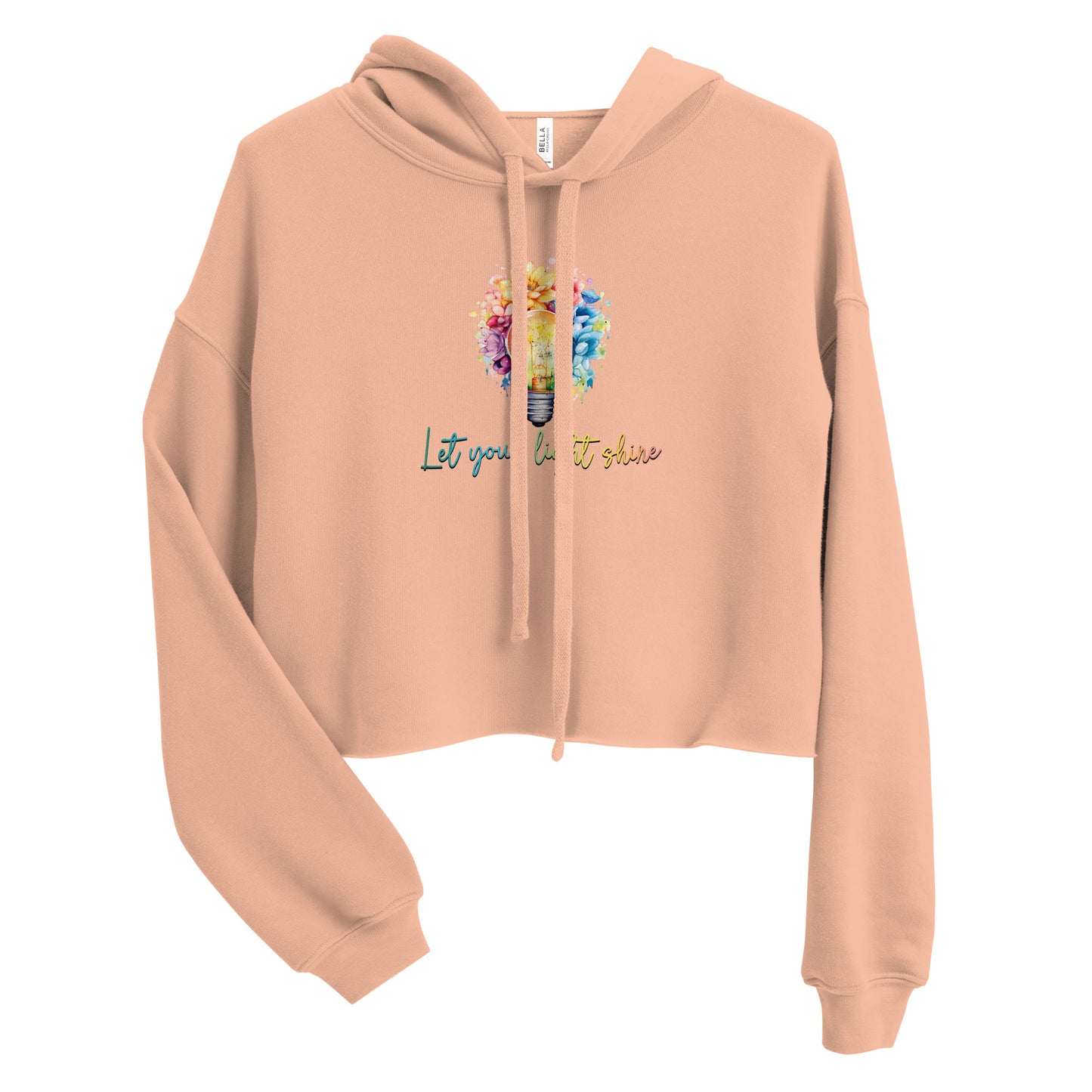 Crop Hoodie Let your Light Shine