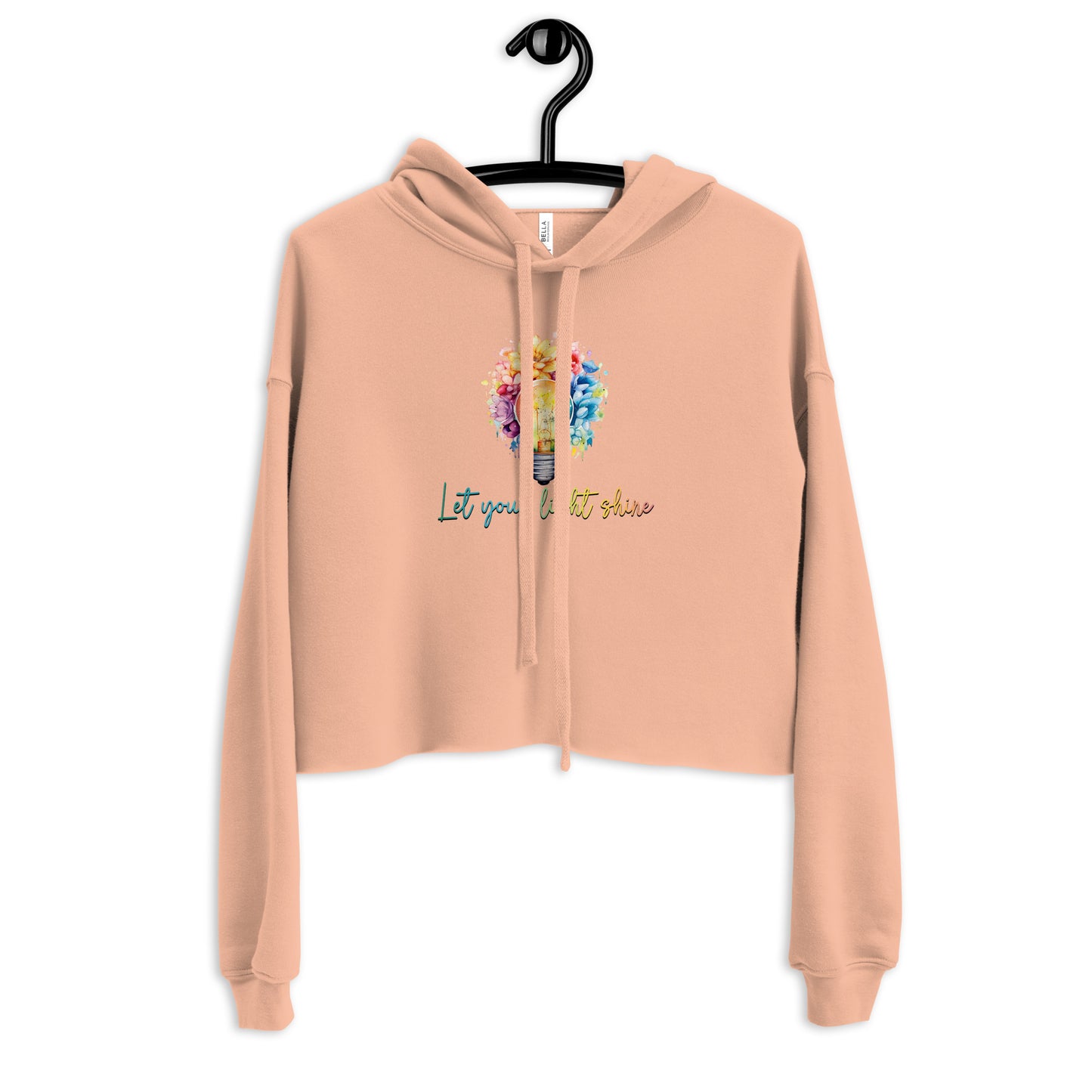 Crop Hoodie Let your Light Shine