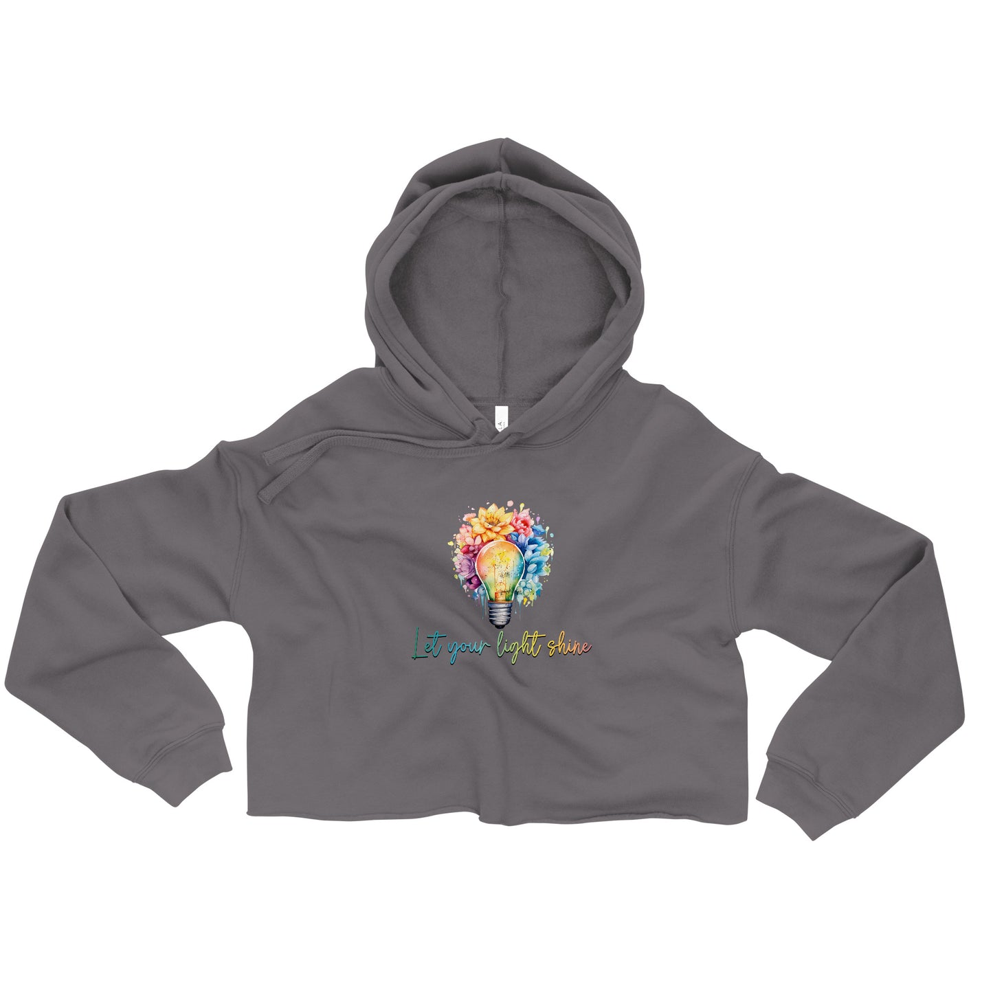 Crop Hoodie Let your Light Shine