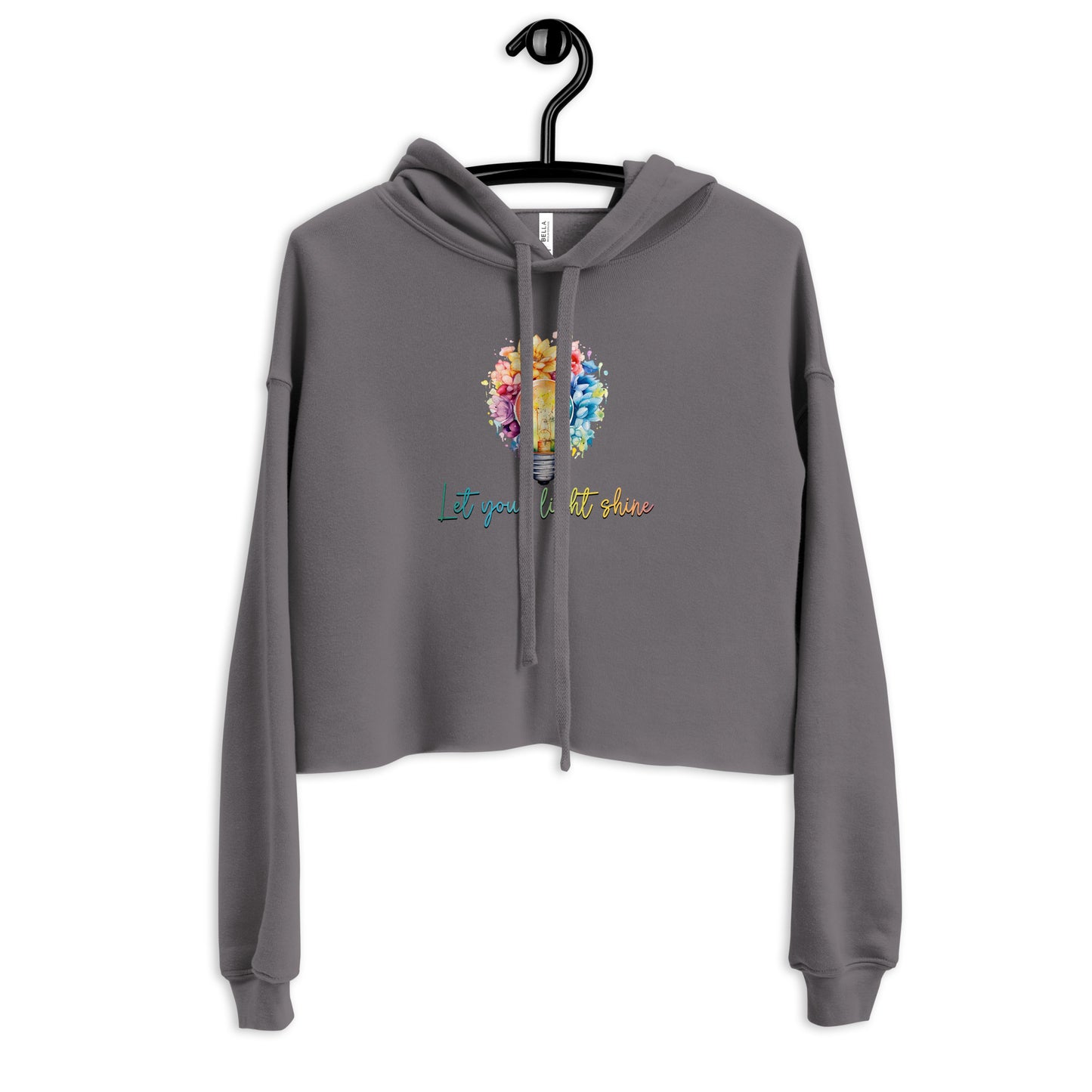Crop Hoodie Let your Light Shine
