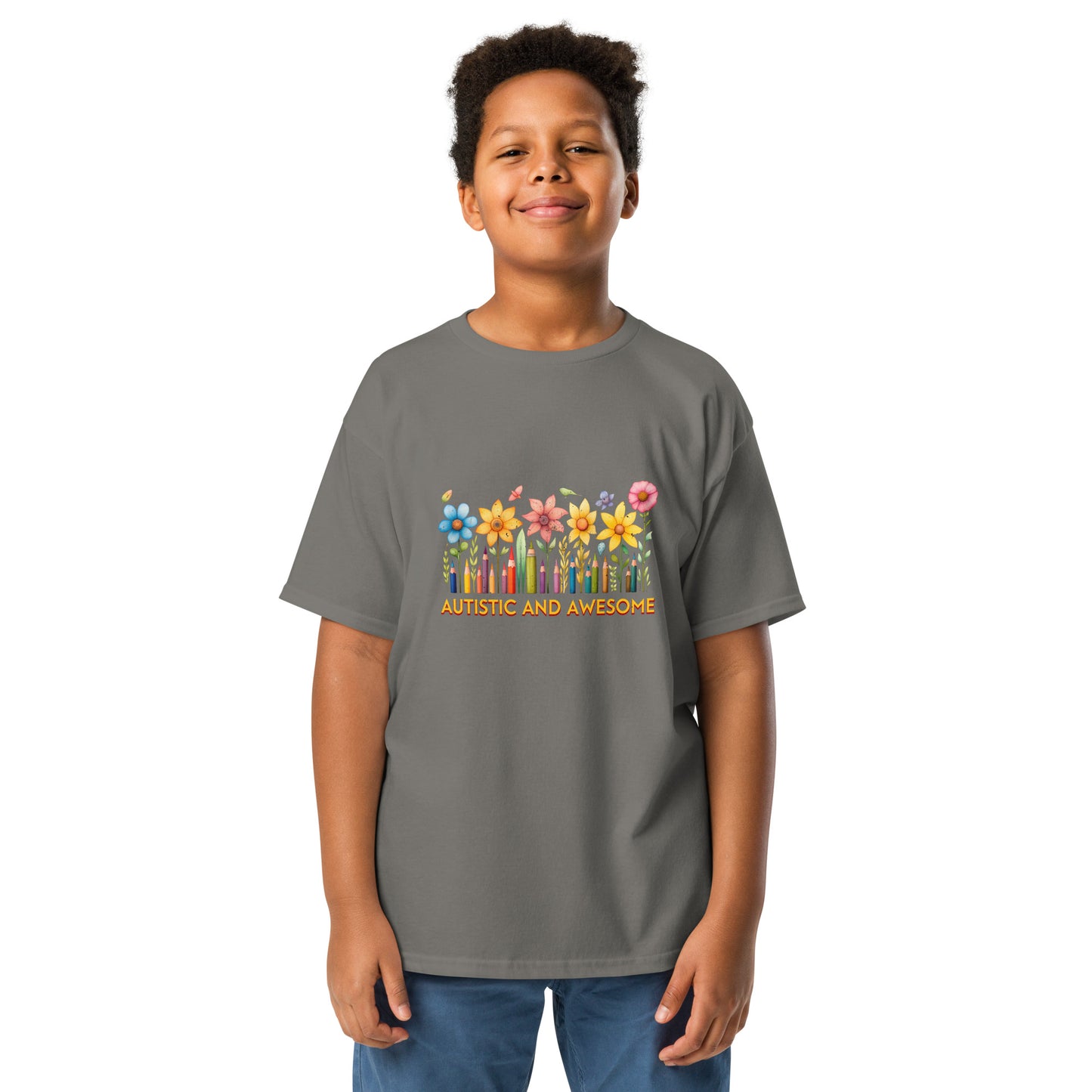Youth classic tee - Autistic & Awesome