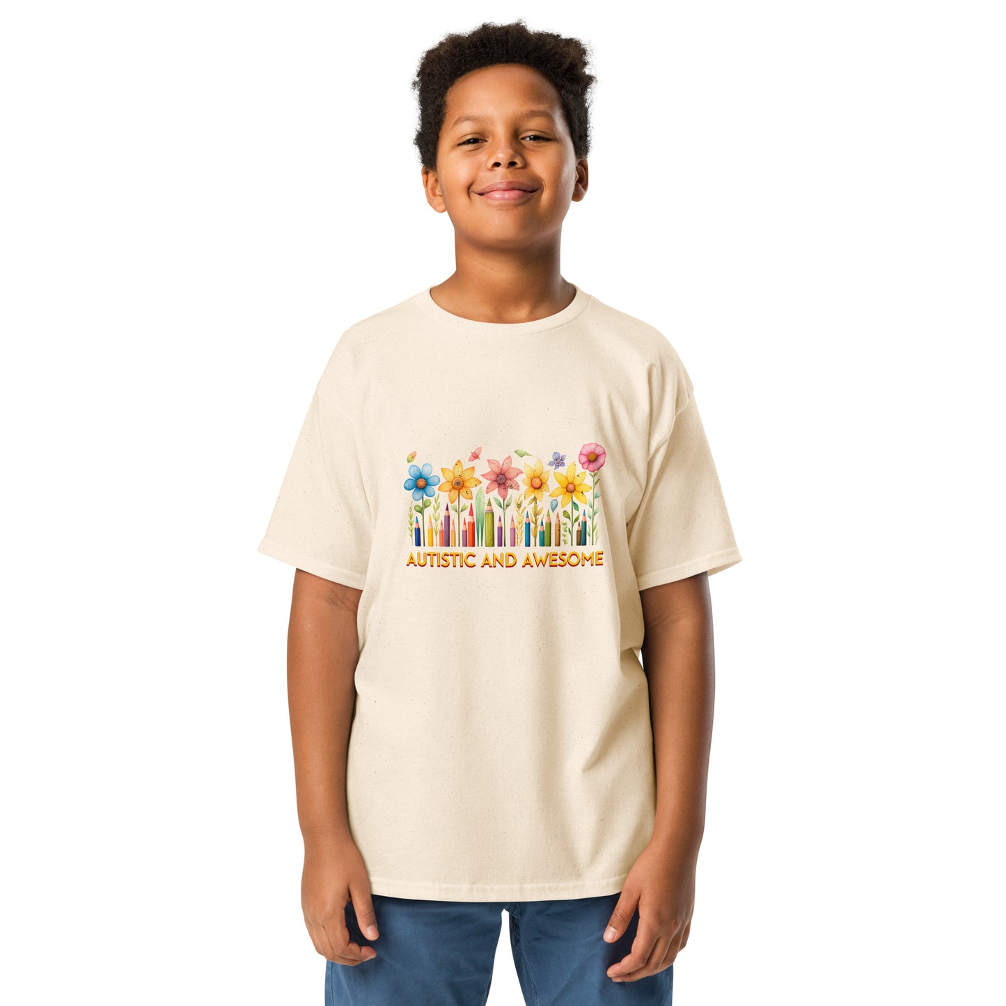 Youth classic tee - Autistic & Awesome