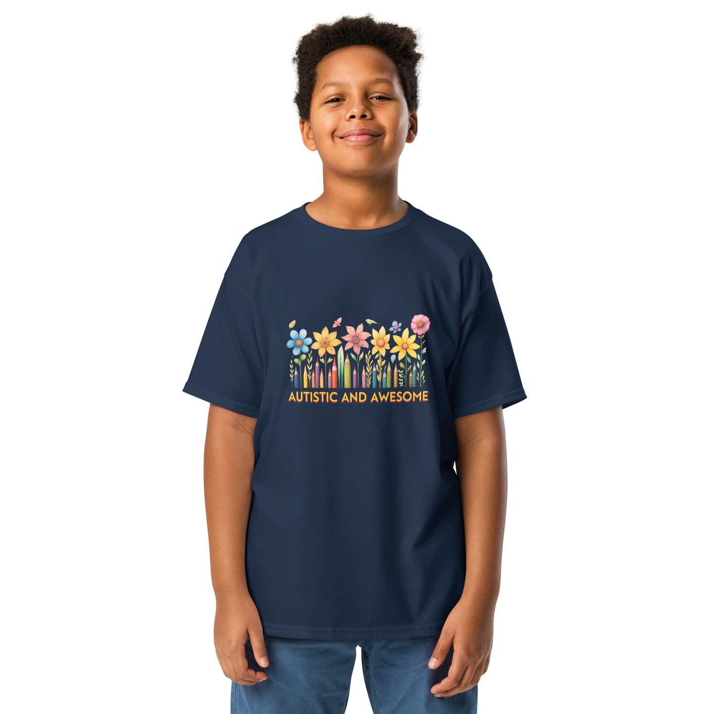 Youth classic tee - Autistic & Awesome