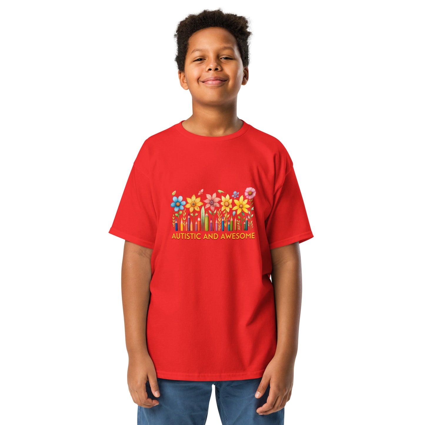 Youth classic tee - Autistic & Awesome