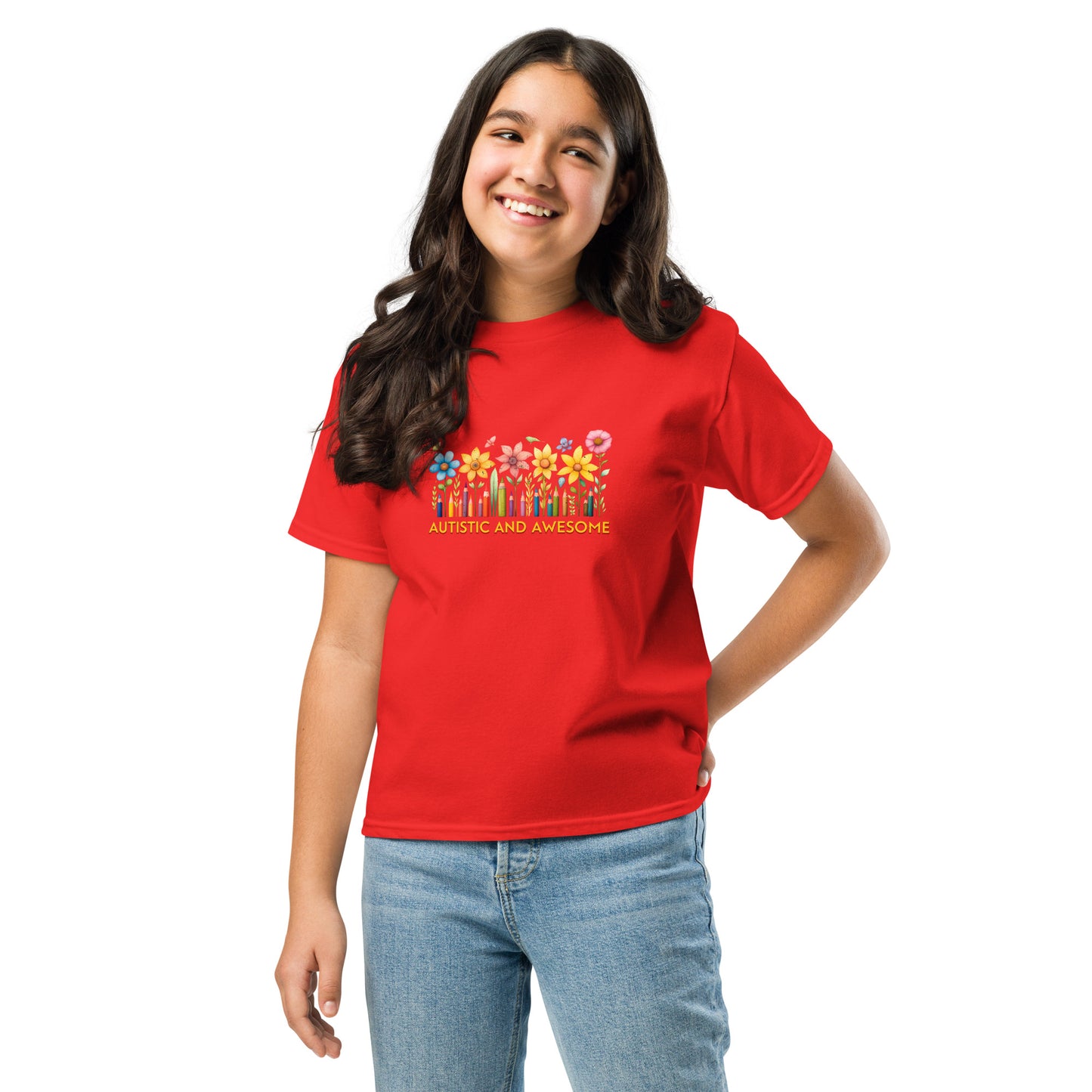 Youth classic tee - Autistic & Awesome