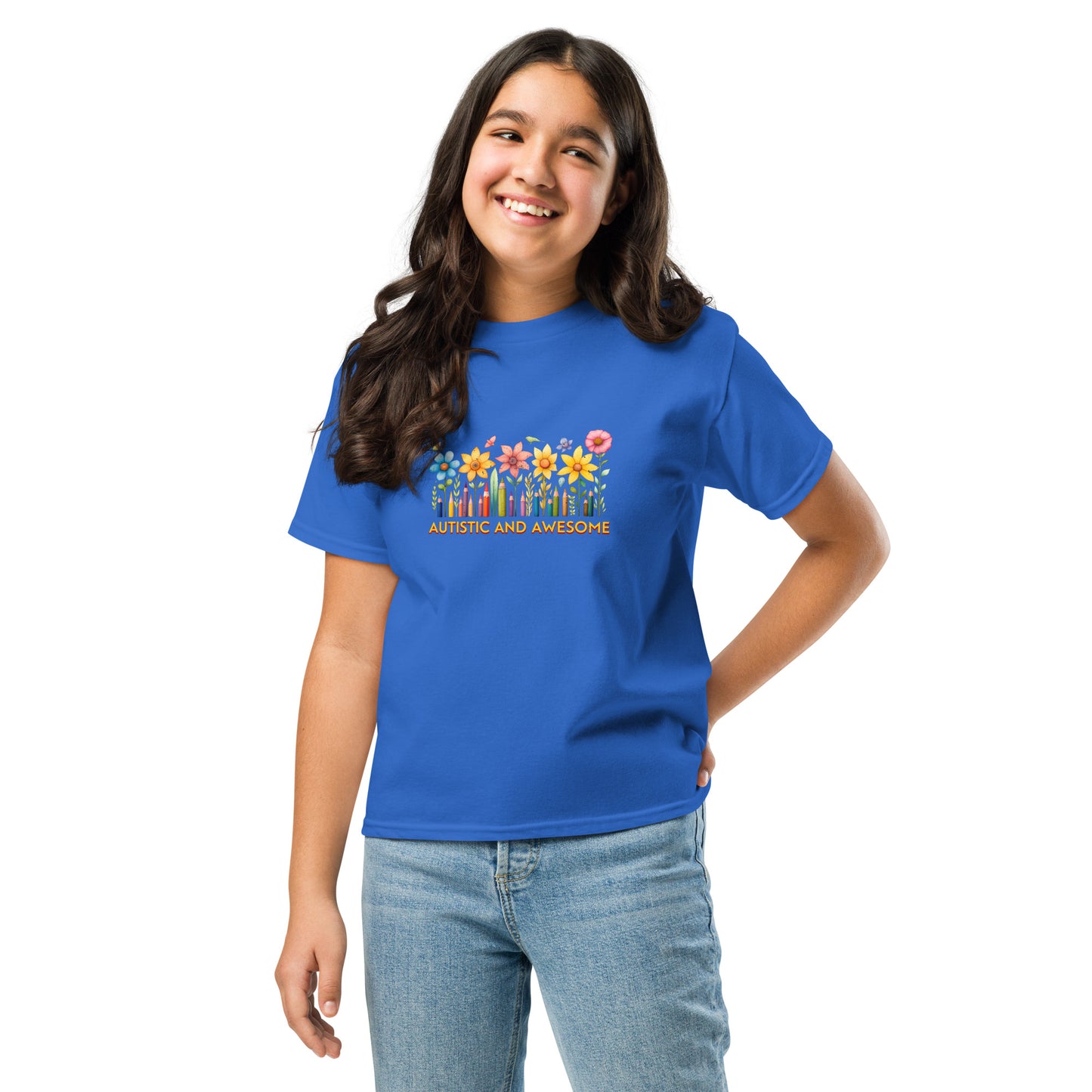 Youth classic tee - Autistic & Awesome