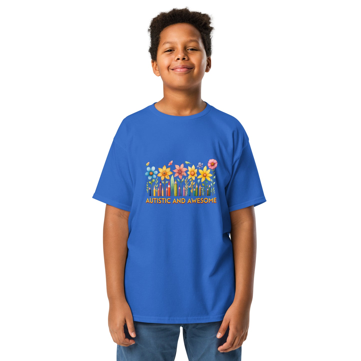 Youth classic tee - Autistic & Awesome