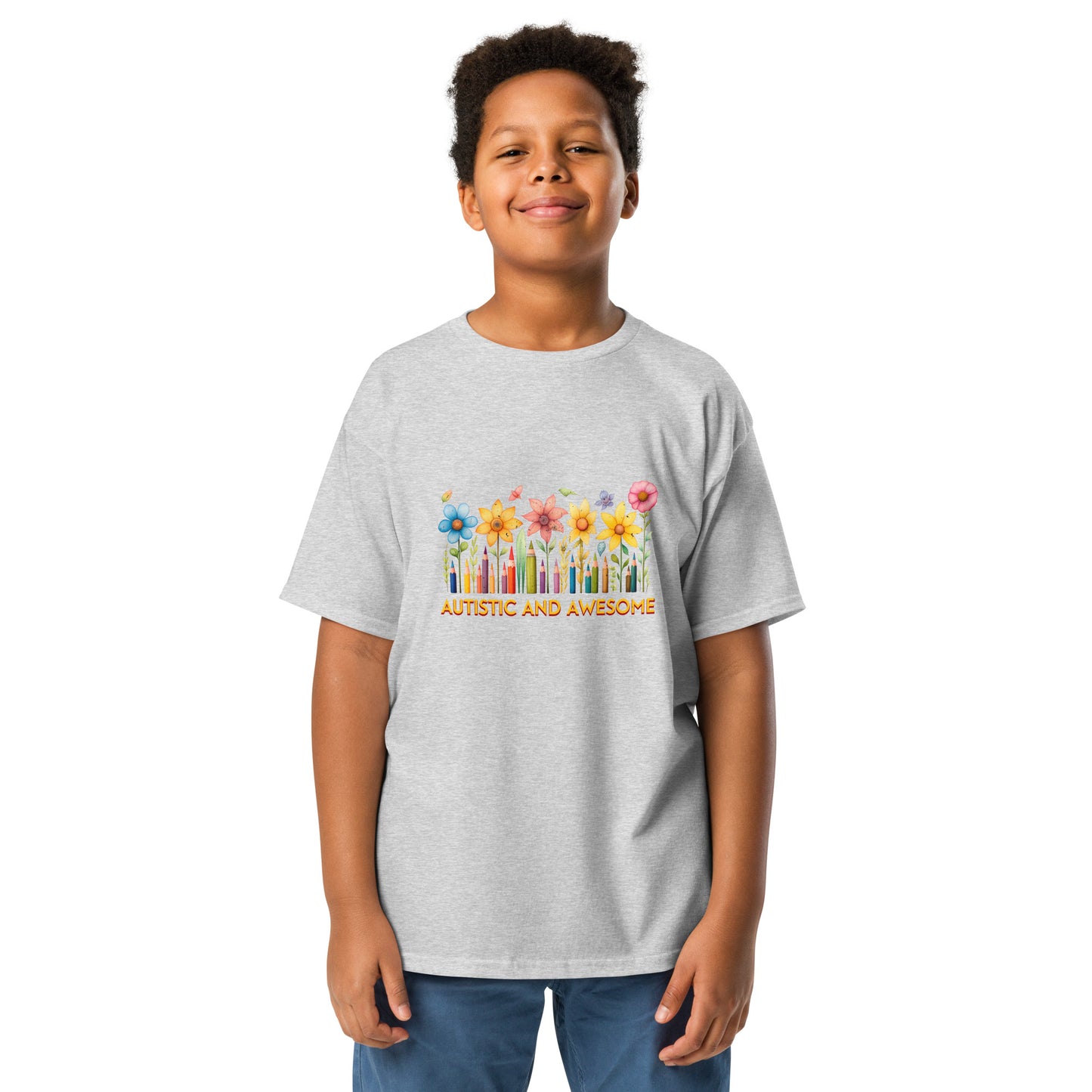 Youth classic tee - Autistic & Awesome