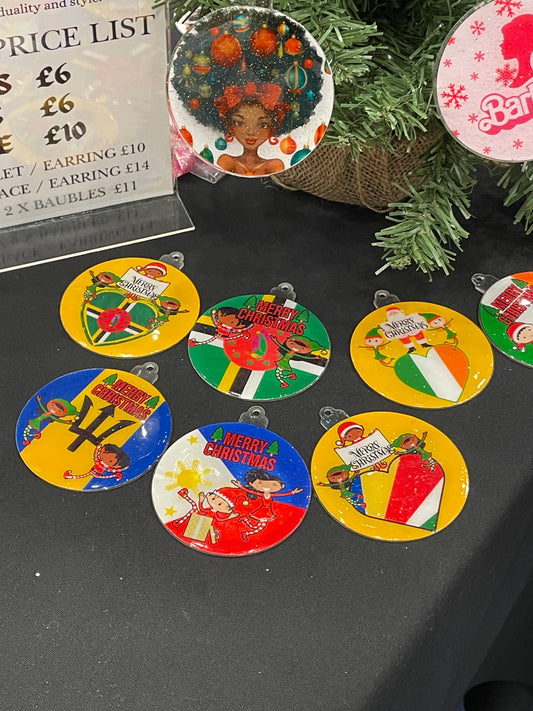 Christmas decorations baubles
