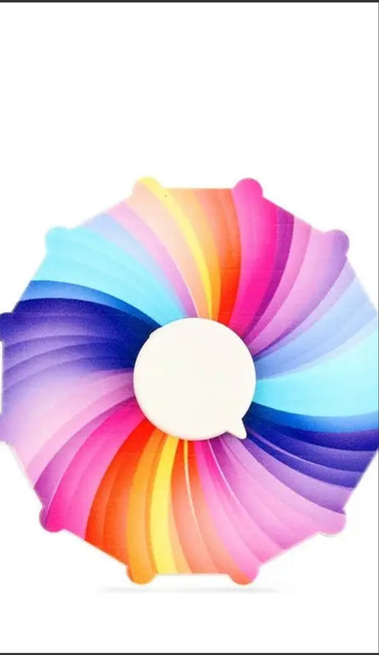 Rainbow Stripes Fidget Spinner
