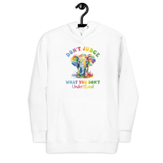 Unisex Hoodie Don't Judge Elephant